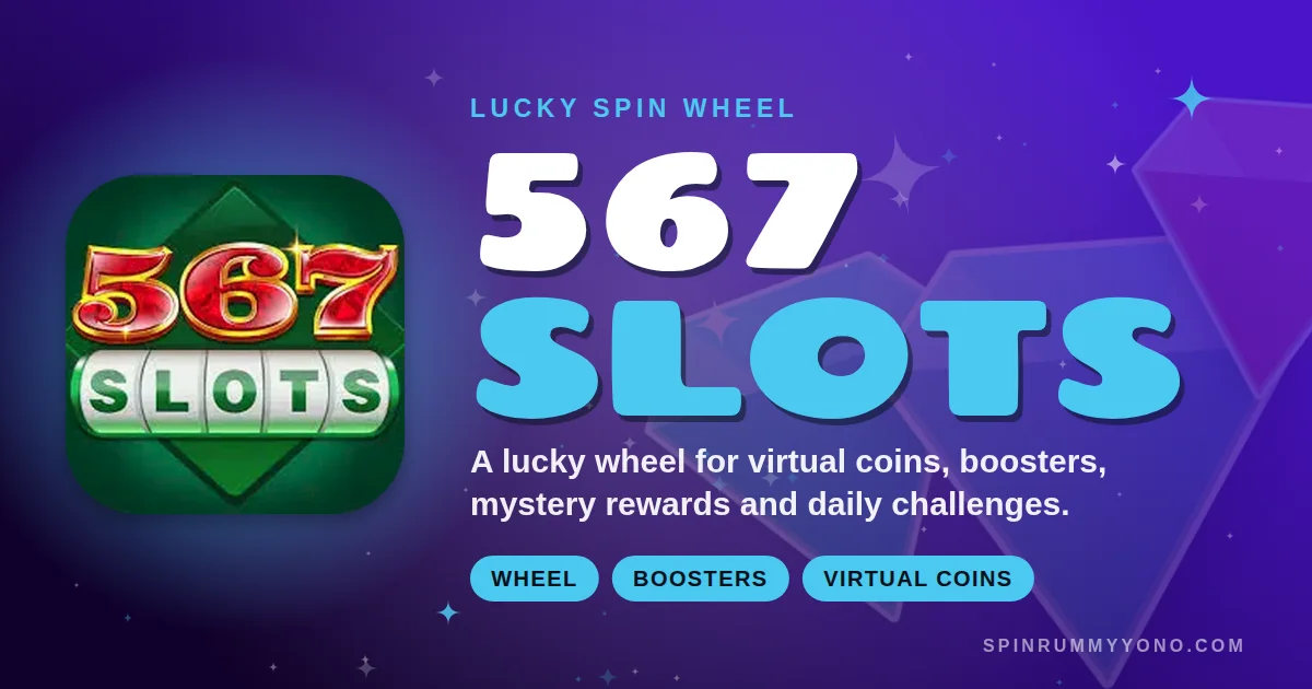 567 Slots app banner