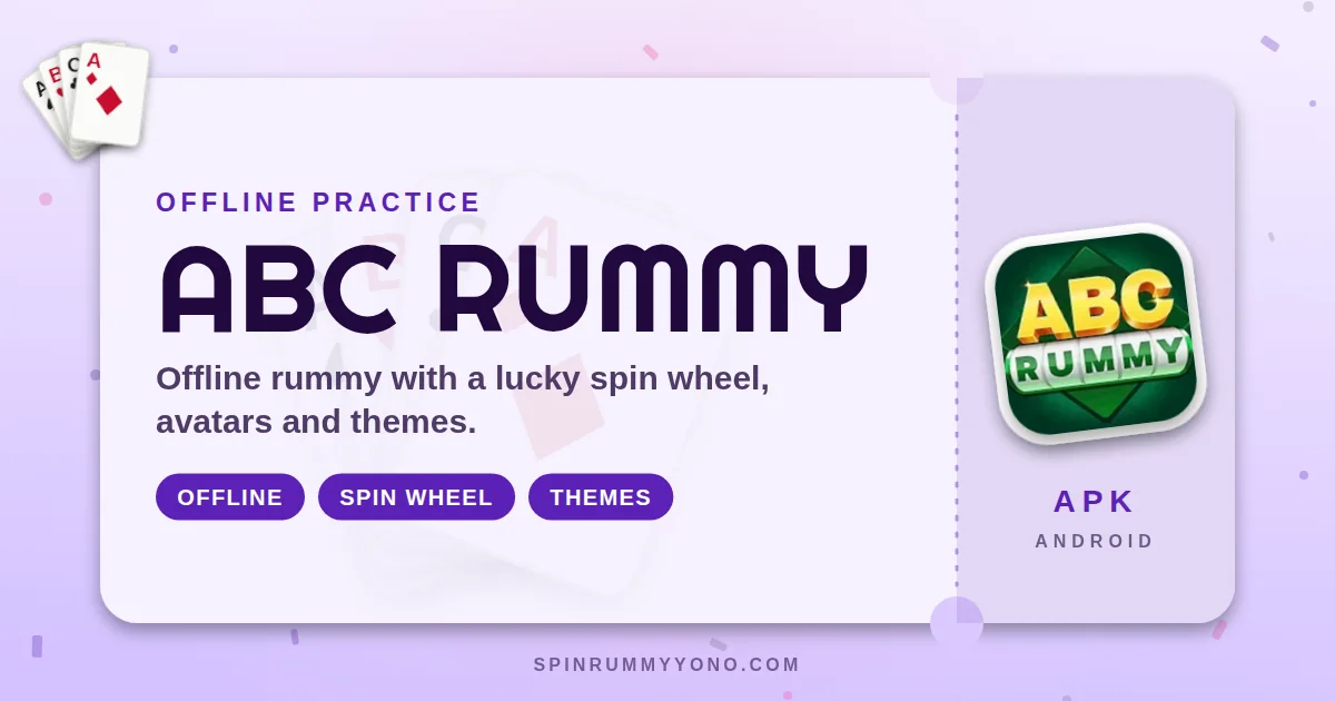 ABC Rummy app banner
