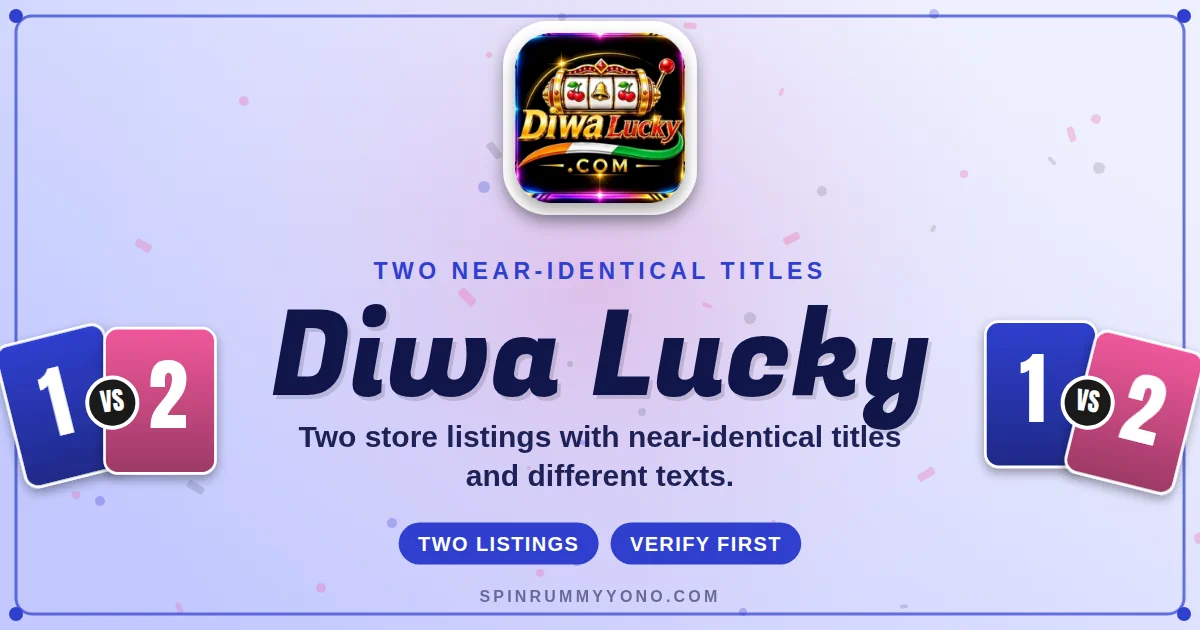 Diwa Lucky app banner