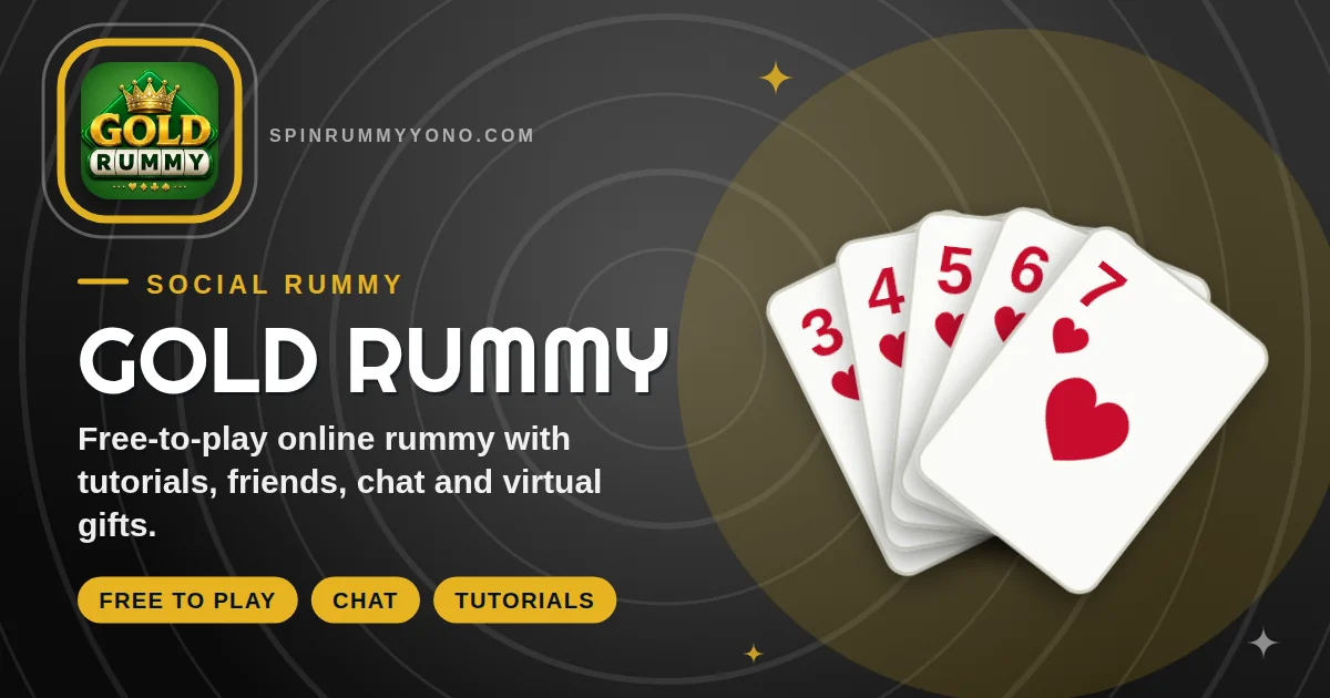 Gold Rummy app banner