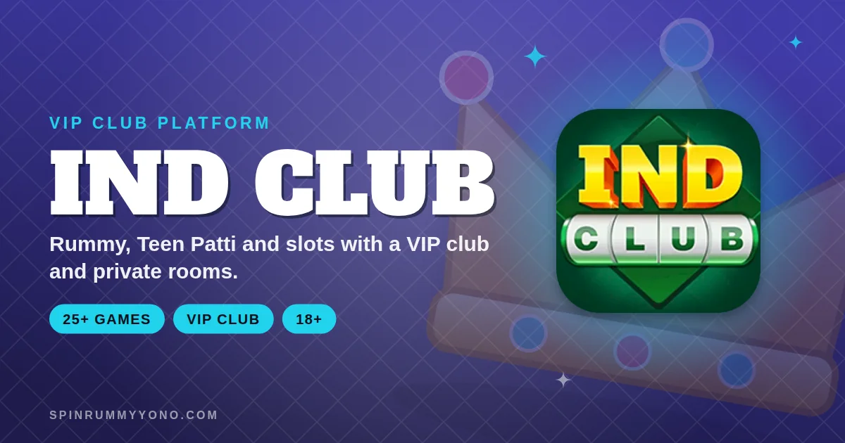 IND Club app banner