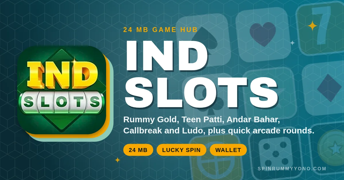 IND Slots app banner