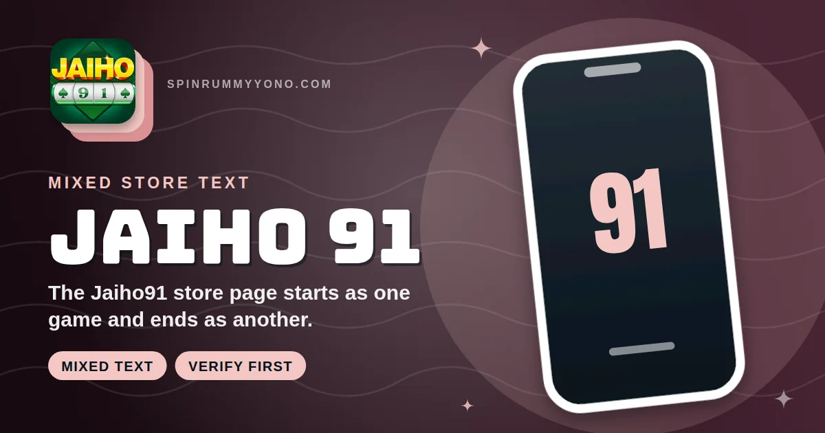 Jaiho 91 app banner