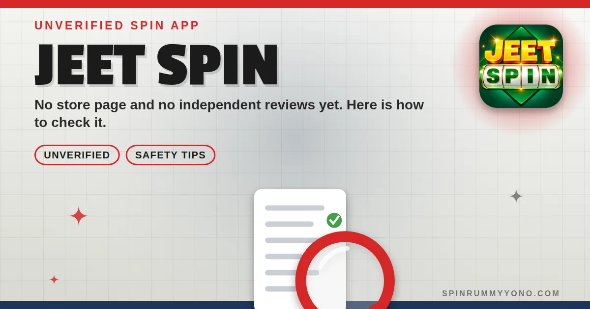 Jeet Spin app banner