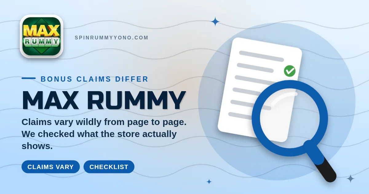 Max Rummy app banner