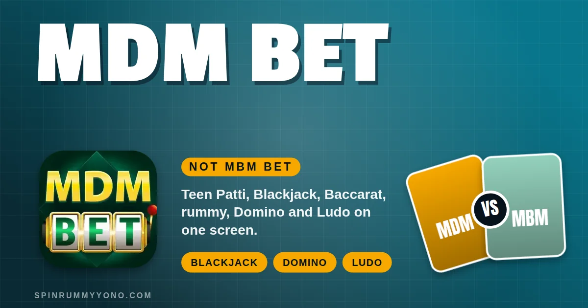MDM Bet app banner