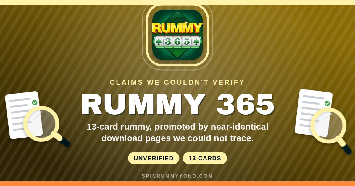 Rummy 365 app banner