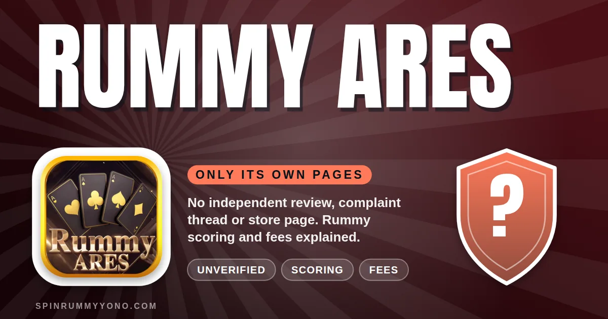 Rummy Ares app banner