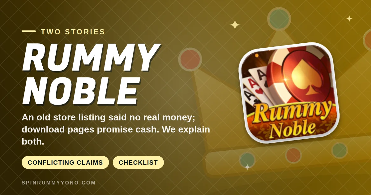 Rummy Noble app banner