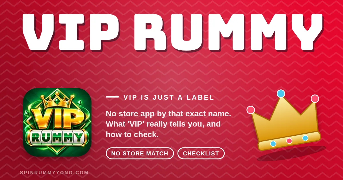 VIP Rummy app banner