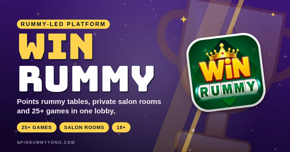 Win Rummy app banner