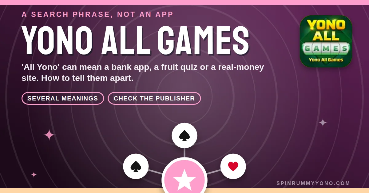 Yono All Games app banner