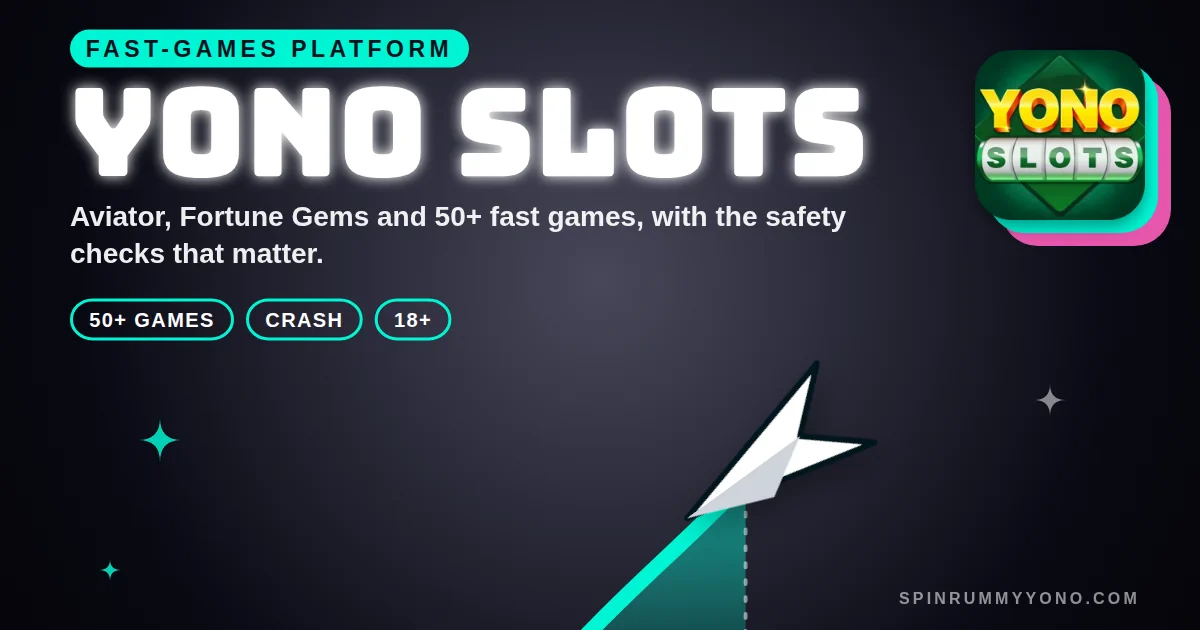 Yono Slots app banner